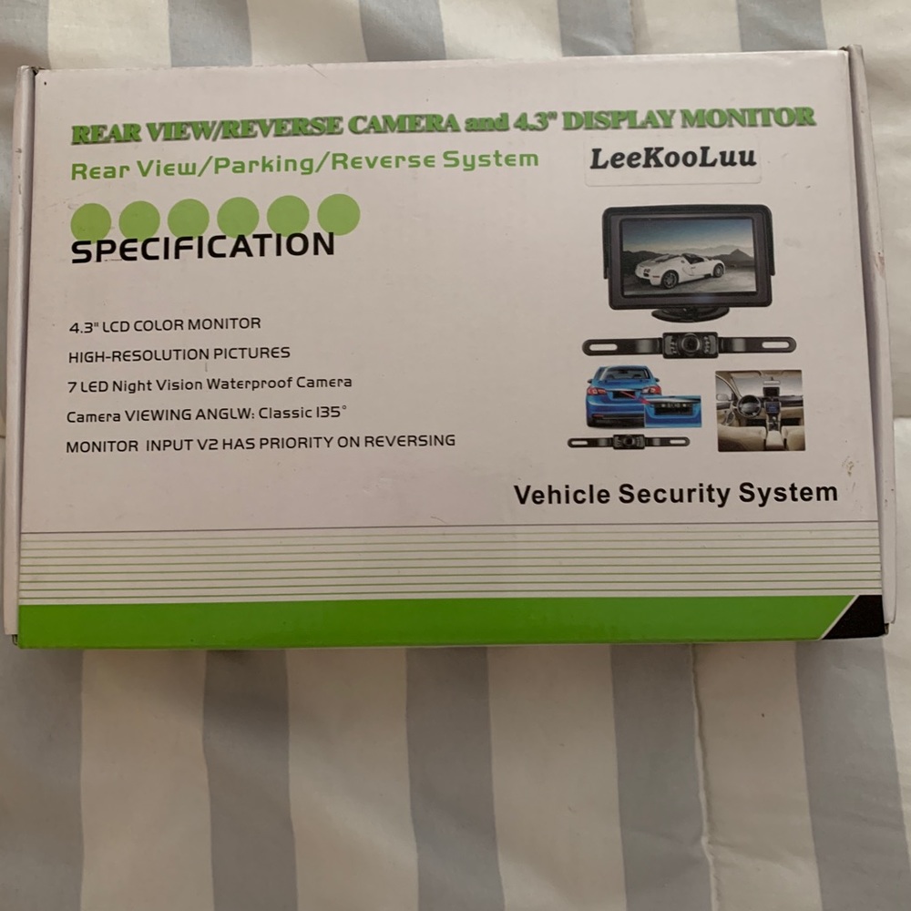 Back up camera for the car